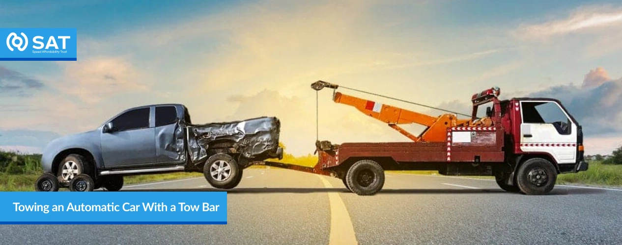 Towing an Automatic Car With a Tow Bar